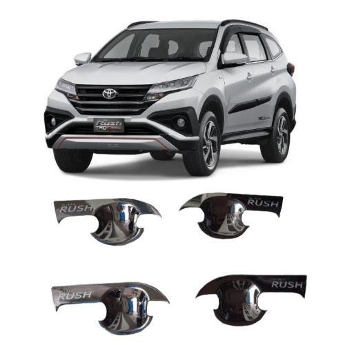 BỘ ỐP HÕM, TAY CỬA MẠ CROM DÀNH CHO XE TOYOTA RUSH 2018-2019
