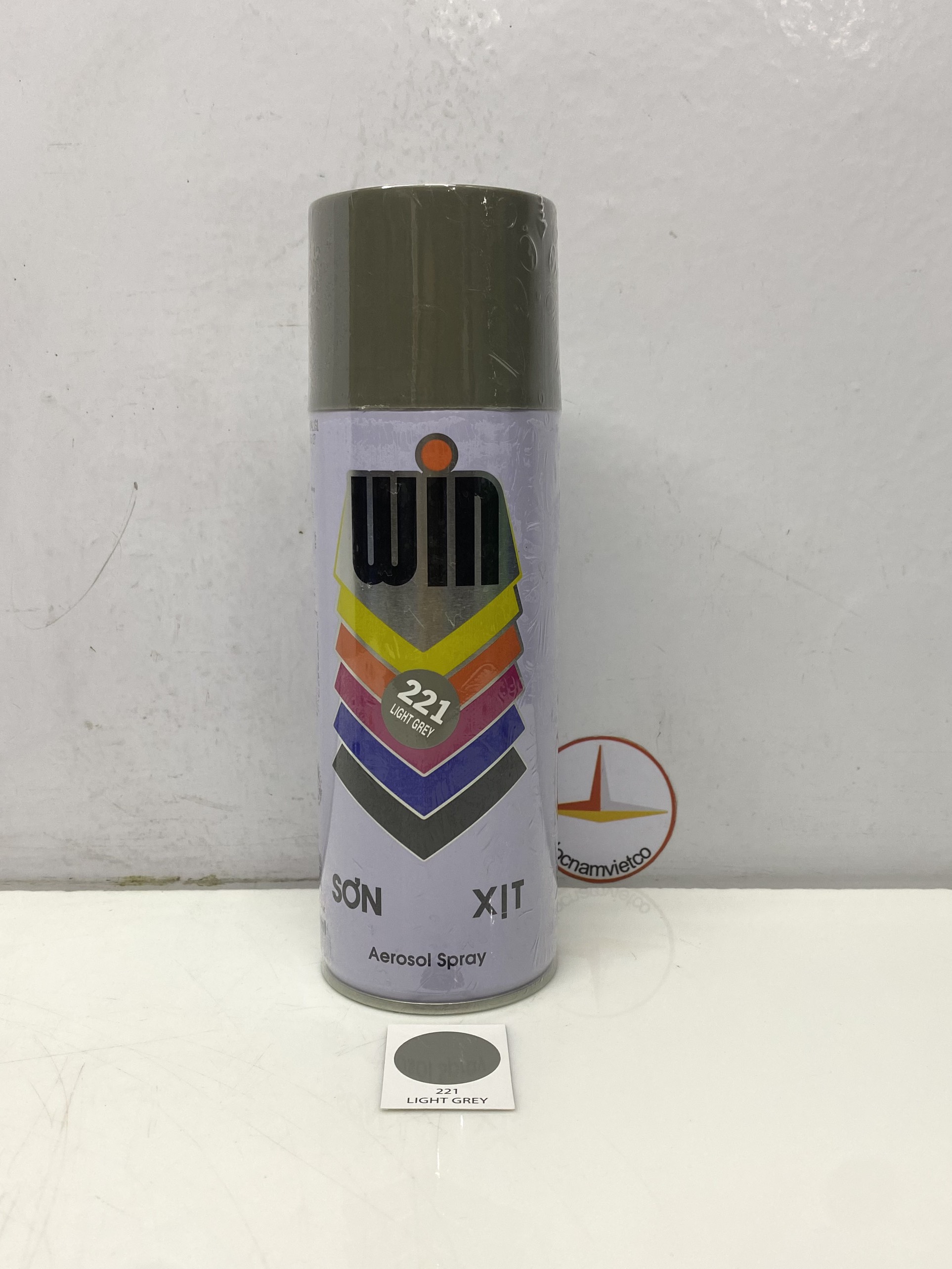 Sơn xịt Win màu xám sáng 221 400ml