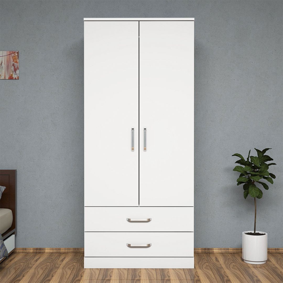 Tủ quần áo gỗ hiện đại SMLIFE Cashuna | Gỗ MDF dày 17mm chống ẩm | D80xR47xC180cm