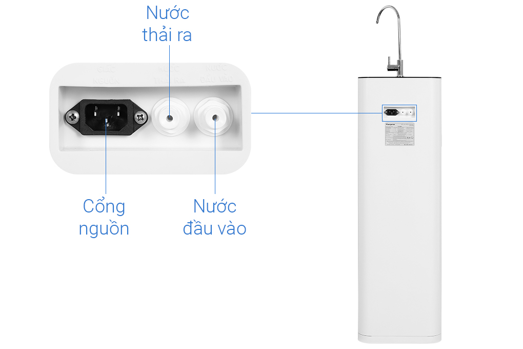 Máy lọc nước RO Hydrogen ion kiềm Kangaroo KG100ES1 5 lõi - Hàng chính hãng