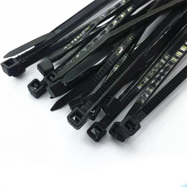 Gói 250 Sợi Dây Thít Đen, Dây Buộc Nhanh 8X400mm