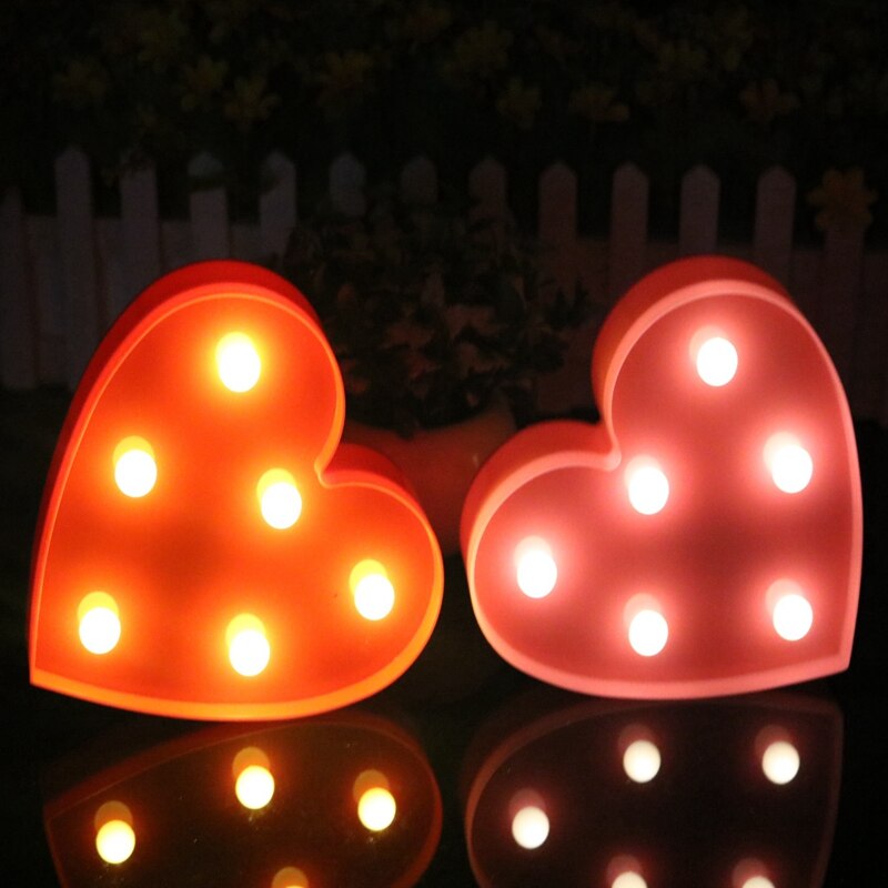 Đèn LED Trang Trí Valentine Hình Trái Tim