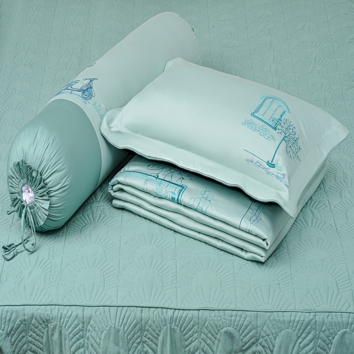 Bộ chăn gối cao cấp Sông Hồng SH_UC23 031