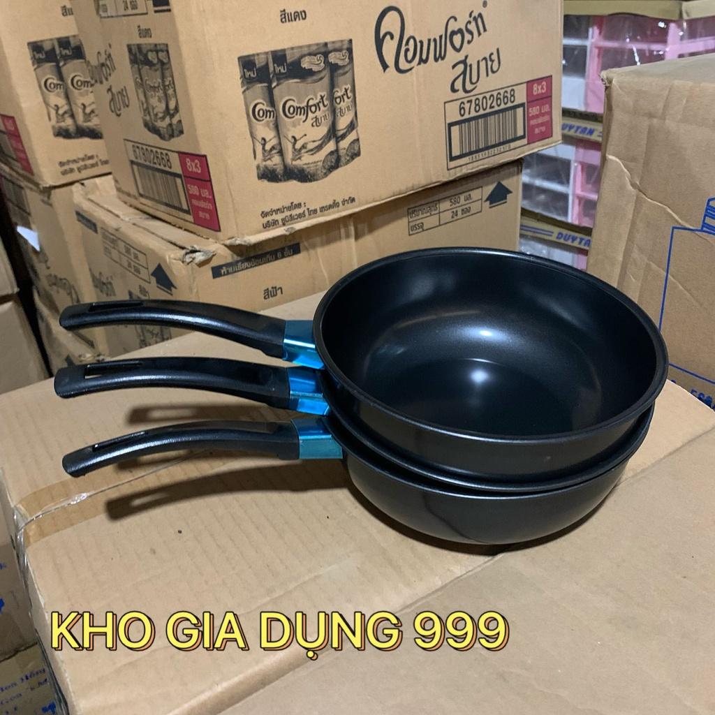 CHẢO ĐEN SÂU LÒNG 18CM CHỐNG DÍNH DÙNG ĐƯỢC CẢ BẾP GA &amp; BẾP TỪ