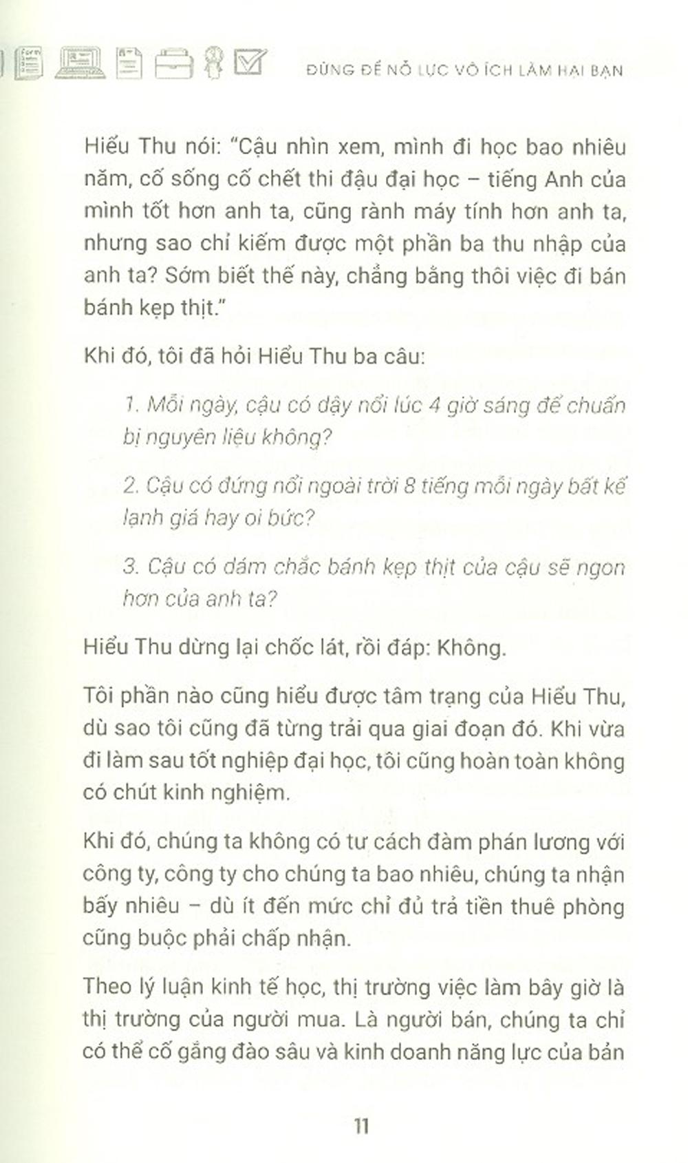 Đừng Để Nỗ Lực Vô Ích Làm Hại Bạn