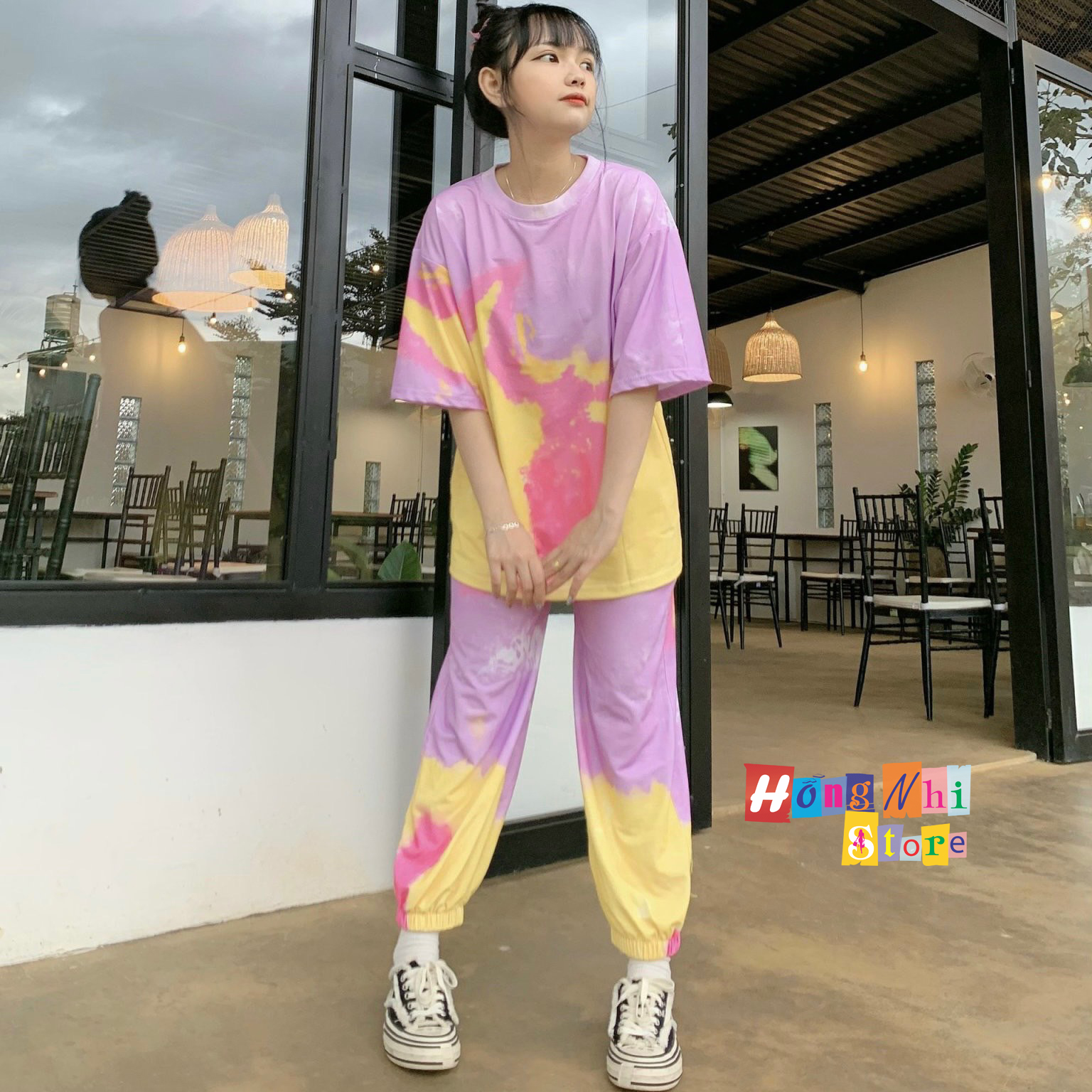 Quần Jogger Lưng Thun Loang Màu Dài Bo Lai Dáng Rộng - Jogger 3D Long Basic Pant Unisex - MM