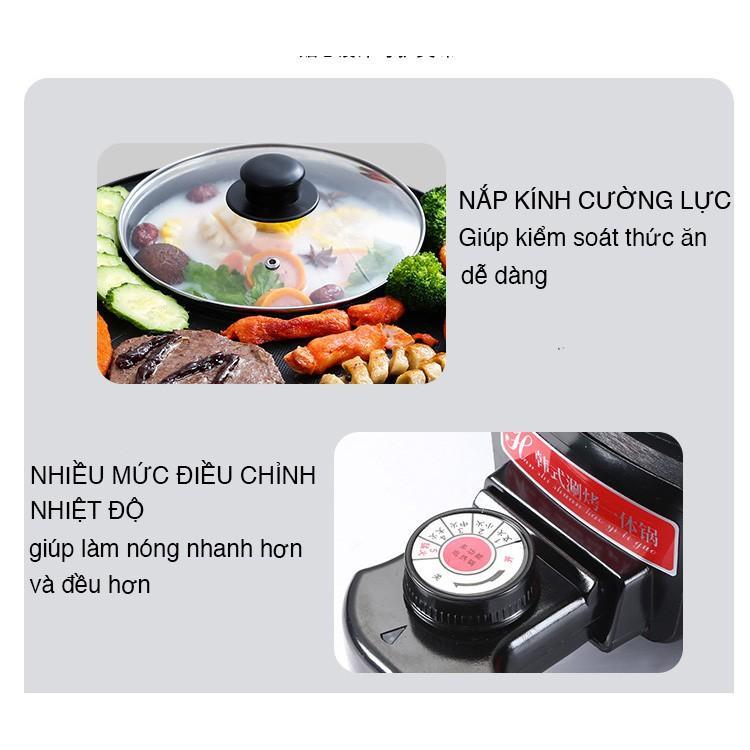 Bếp Lẩu Nướng Đa Năng 2 in 1 Đường kính 36cm