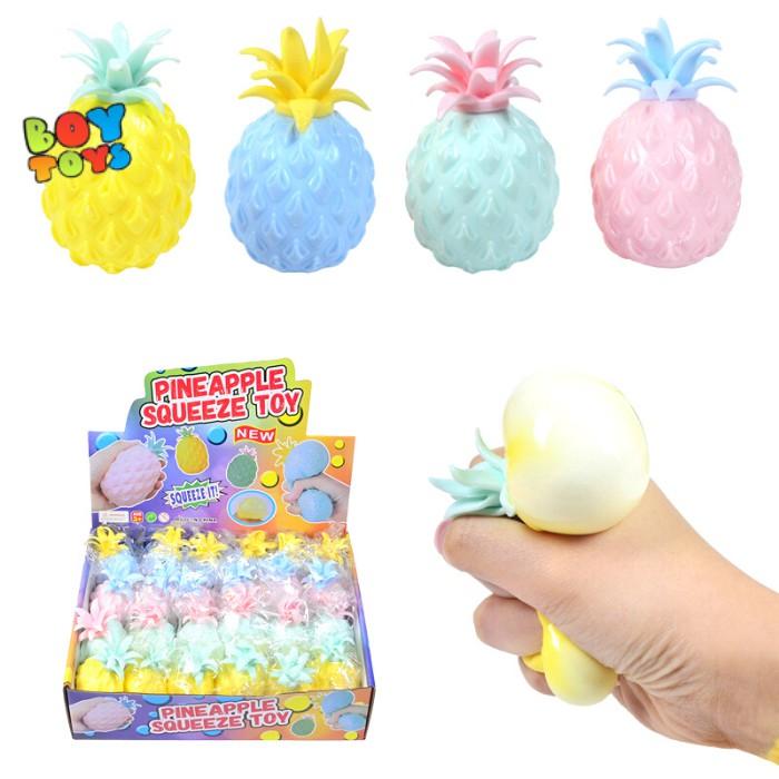 Đồ chơi mềm dẻo Squishy Mochi hình quả dứa dễ thương, xả stress giải tỏa căng thẳng