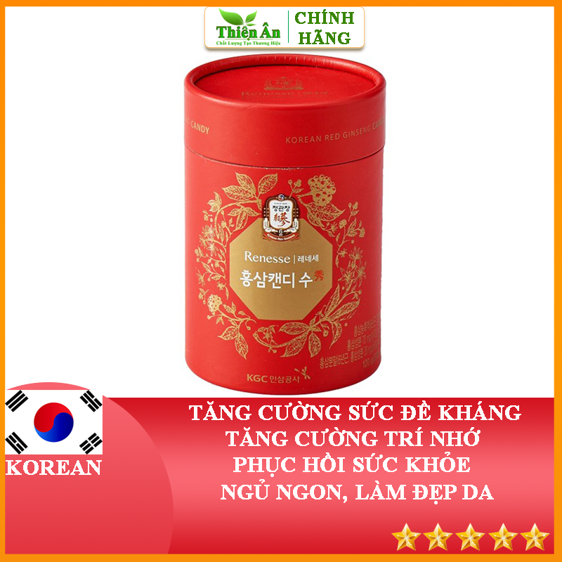 Kẹo Hồng Sâm Có Đường KGC Cheong Kwan Jang 120g