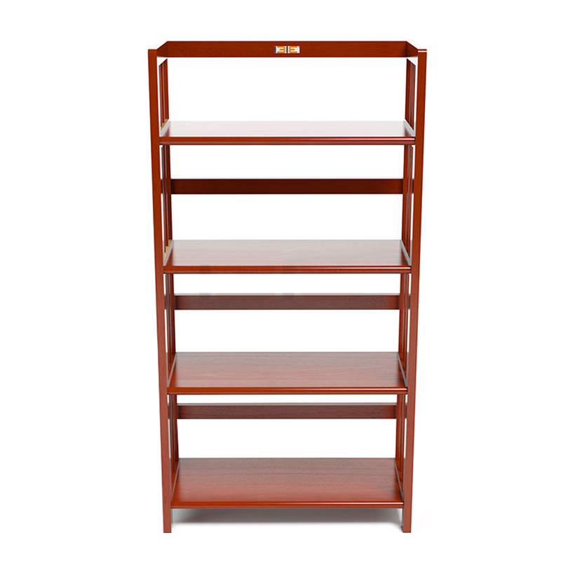 Kệ sách 4 tầng màu nâu 52x28x120