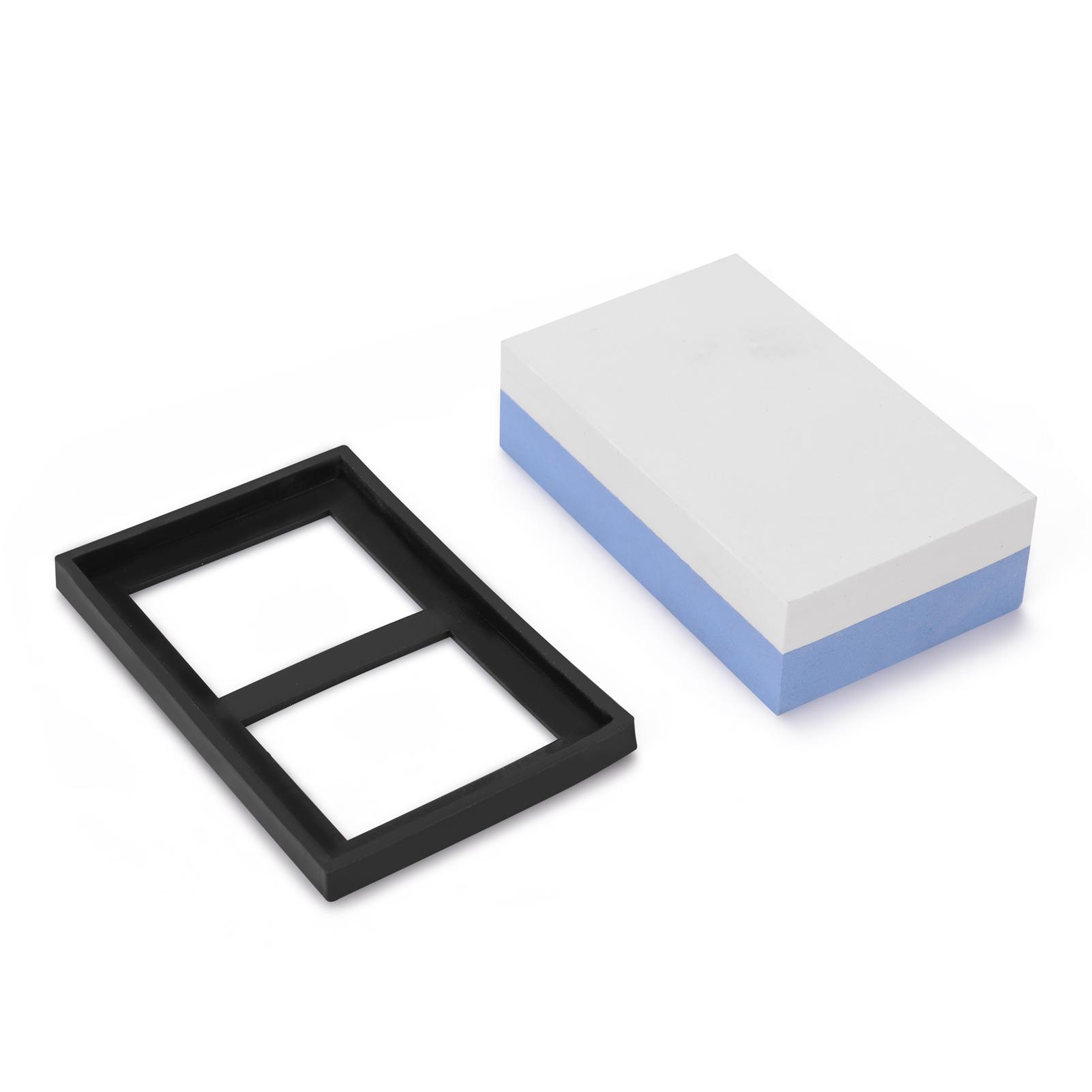 Portable Premium Whetstone Cut Sharpening Stone Household Cutter Sharpener Non Slip Base Cutter Sharpener