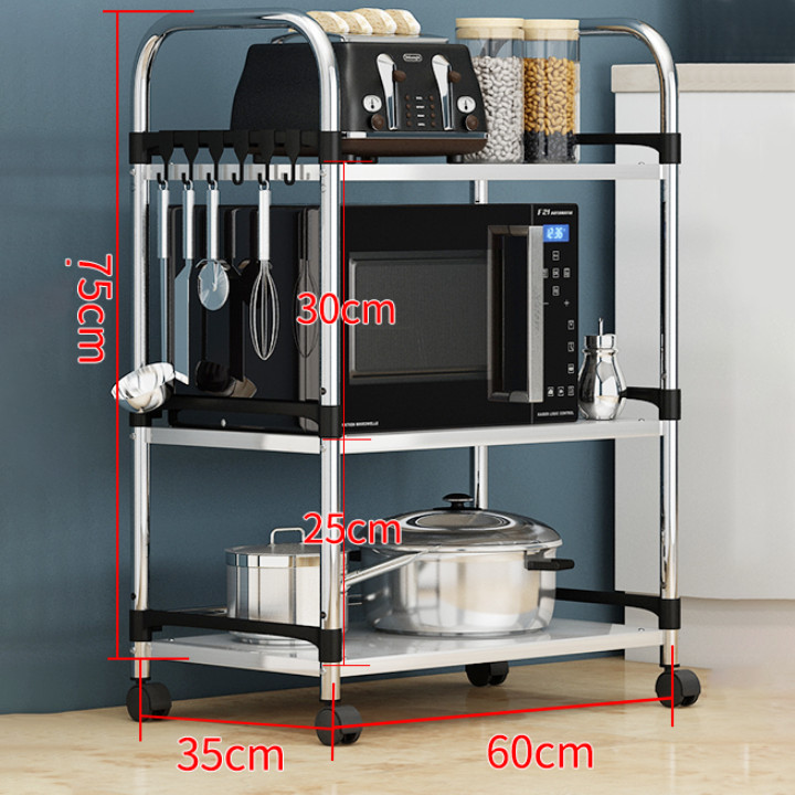 Kệ để lò vi sóng 2 tầng, 3 tầng, 4 tầng INOX