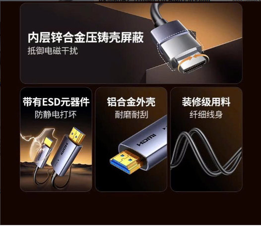 Cáp HDMI 2.0 Sợi Quang AOC 40M Ugreen 45508/HD178 – Hỗ Trợ 4K@60Hz, Truyền Tín Hiệu Ổn Định - Hàng chính hãng