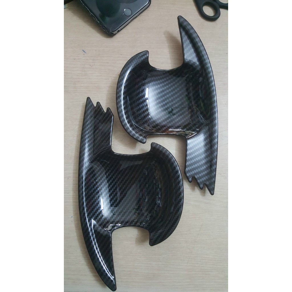 Ốp tay, hõm cửa Vios 2014-2017 Carbon