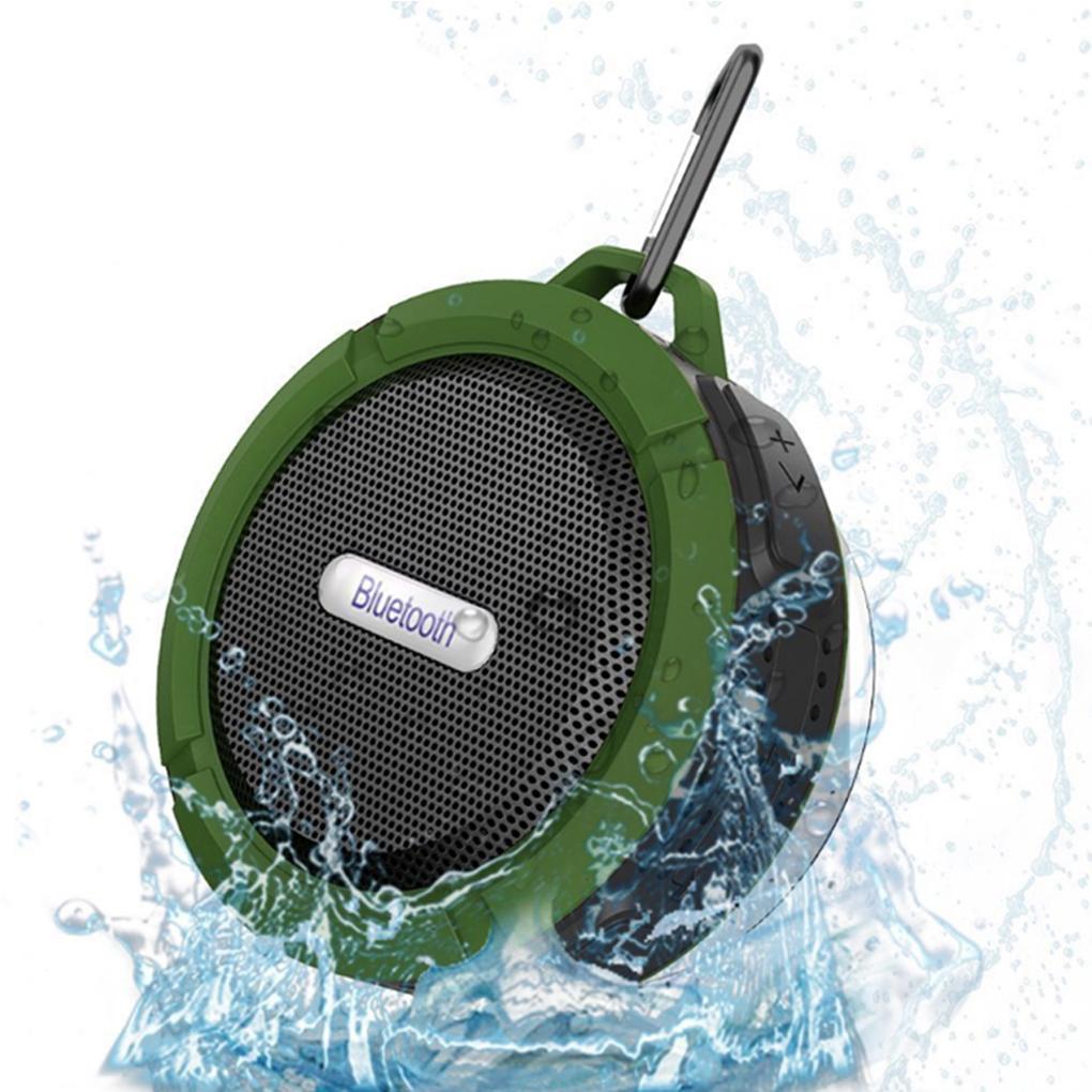 Loa di động Bluetooth chống nước C6 Hộp âm thanh thể thao ngoài trời Âm thanh Bluetooth mini Điện thoại di động Loa siêu trầm trên ô tô Loa nhỏ Màu sắc: Xanh lục