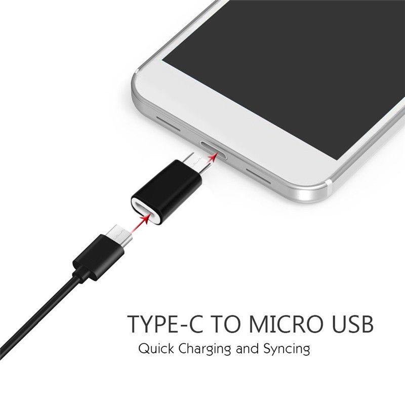 10 Chiếc USB 3.1 USB-C Loại C Sang Micro USB Adapter Chuyển Đổi 8 Sạc Adapter Cung Cấp Đầu Cổng Kết Nối phụ Kiện