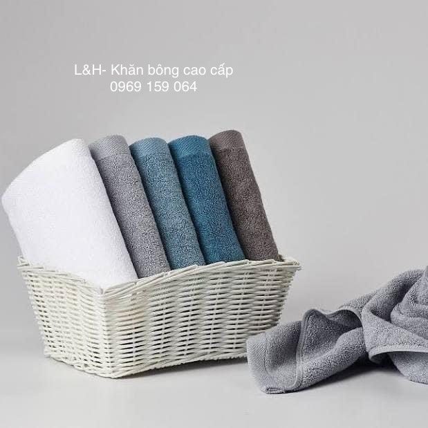 Khăn gội xuất dư Châu Âu lỗi viền, KT 40x80cm