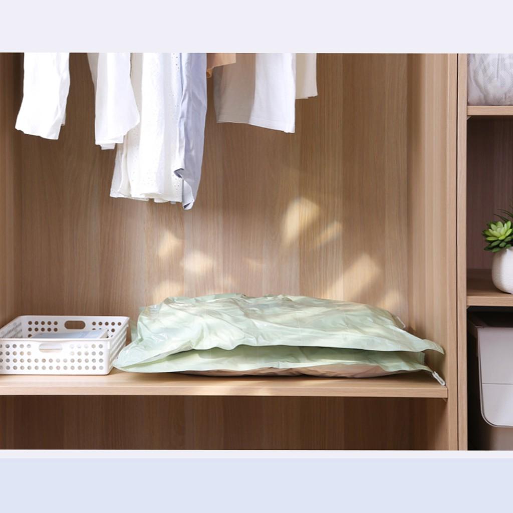 Túi hút chân không Xiaomi Quange trong suốt lưu trữ quần áo gọn hàng tiết kiệm không gian