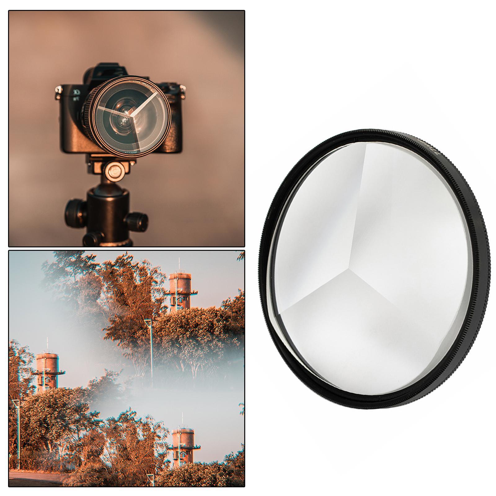 77mm Triple Camera Filter Fractal Filters Photography Tool Accessories