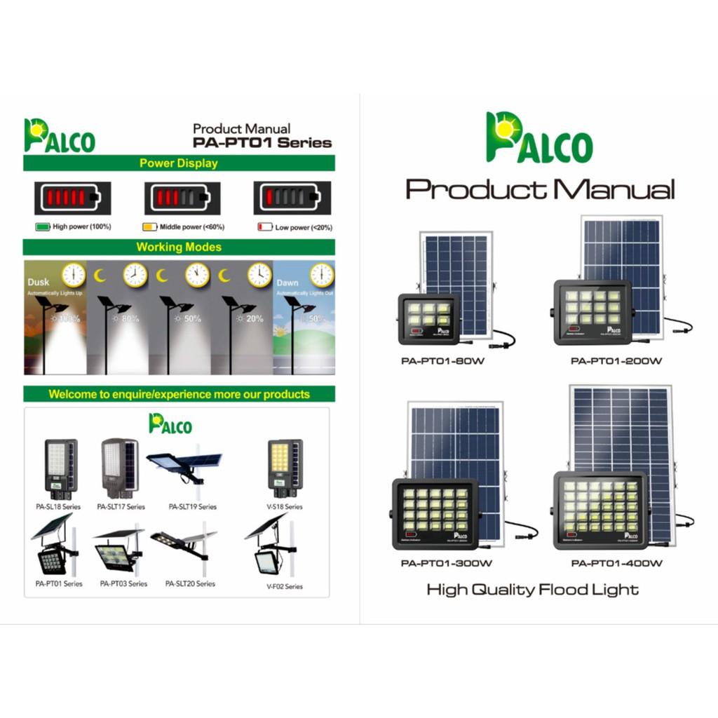 Đèn năng lượng mặt trời Palco 200w