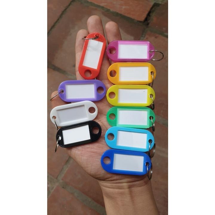 Móc khóa MK1 thẻ tên name tag ghi thông tin Thẻ đánh dấu chìa khóa và ghi chú thông tin vali hành lý valy magic