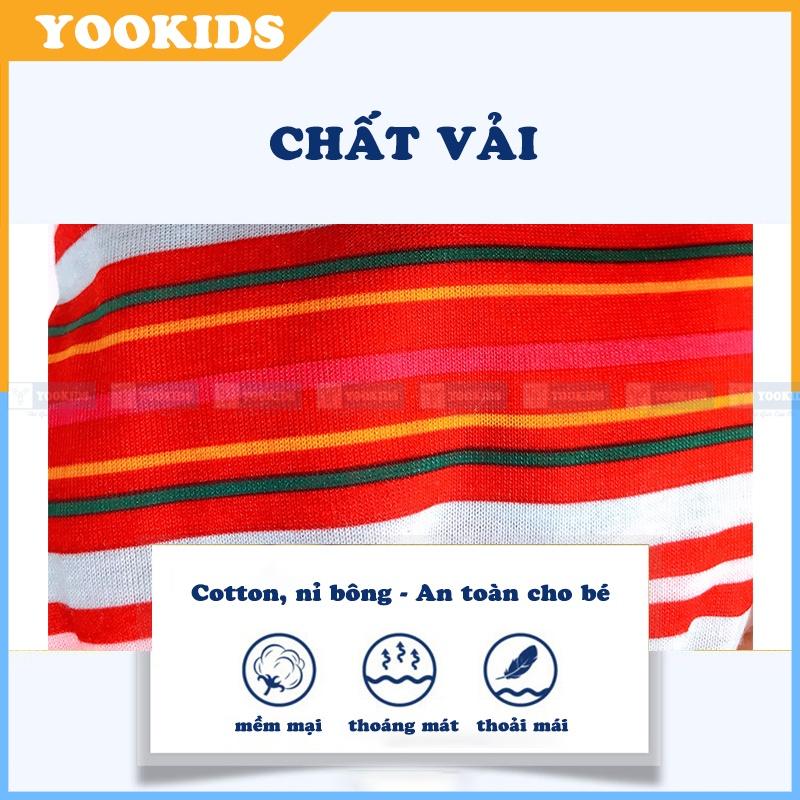 Quần chục dài cho bé YOOKIDS, Quần dài cho bé trai bé gái chất cotton nỉ bông mềm mại size 3, 6, 9 ,12, 18