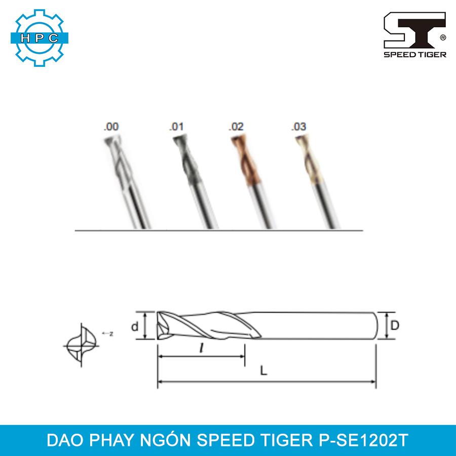 Dao phay vuông Speed Tiger P-SE1202T