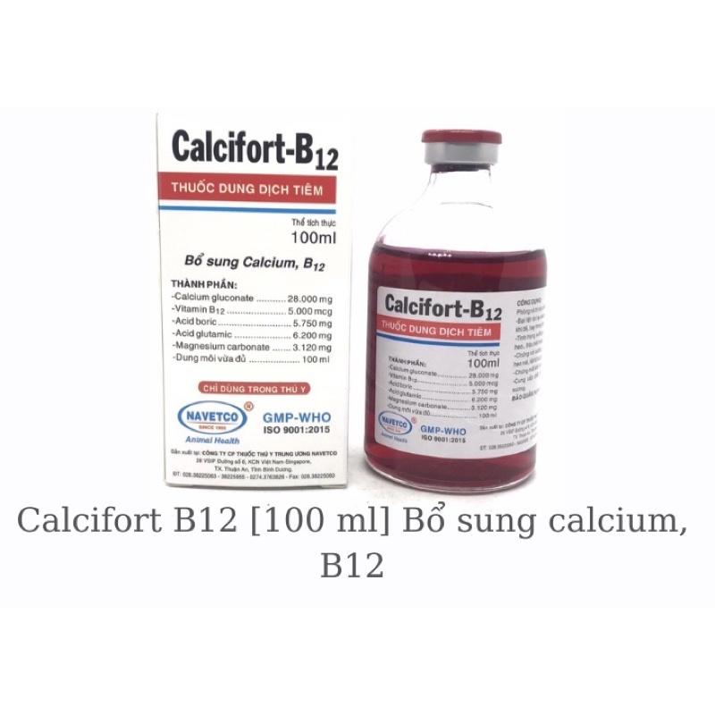 [ THÚ Y ] Calcifort-B12 Bổ Sung Calcium Do Cung Cấp Chất Dinh Dưỡng Cho Chó Mèo lợn gà