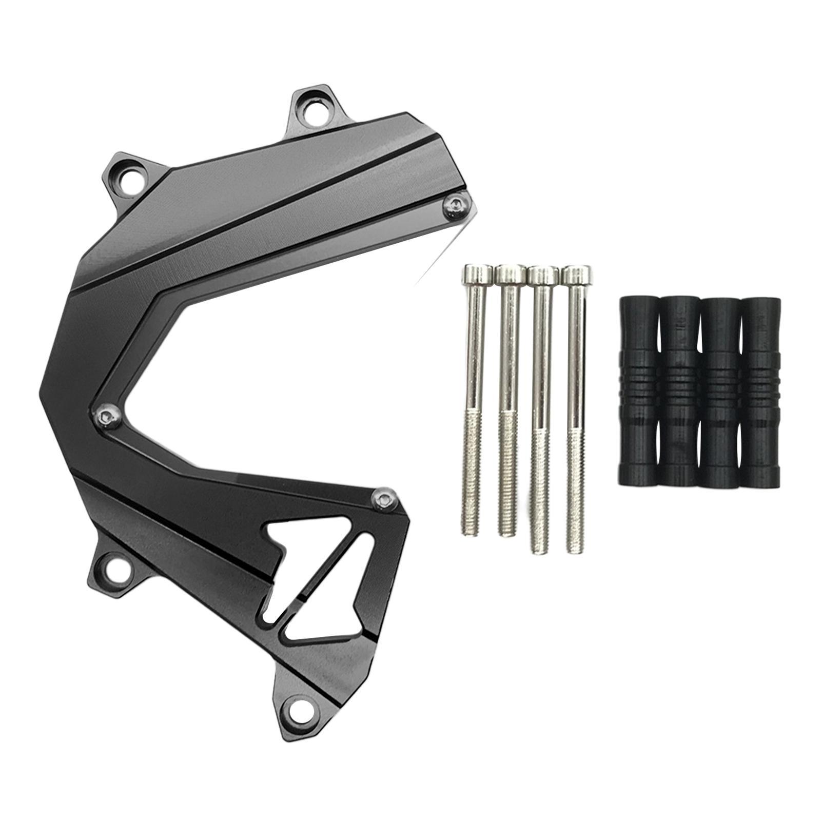 Bike front sprocket chain guard cover fits 2013-2019-black