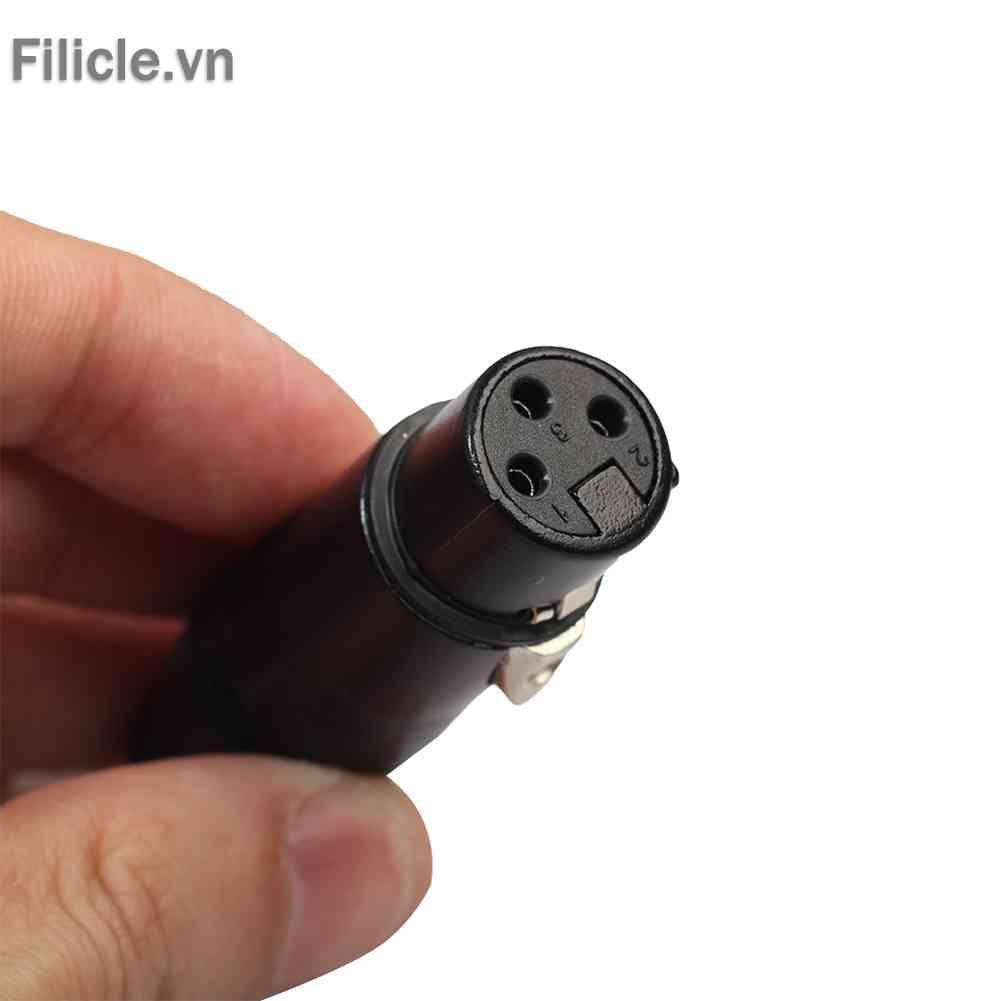 Set 10 Đầu Nối Dây Cáp Âm Thanh XLR 3Pin