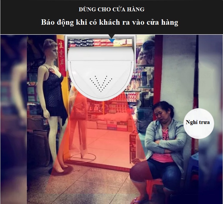 Báo khách báo trộm hồng ngoại thông minh V3-