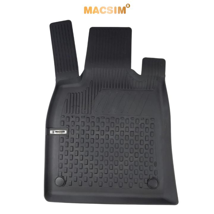 Thảm lót sàn ô tô nhựa TPE Silicon Audi A7 ( C7) 2010-2018 Black Nhãn hiệu Macsim
