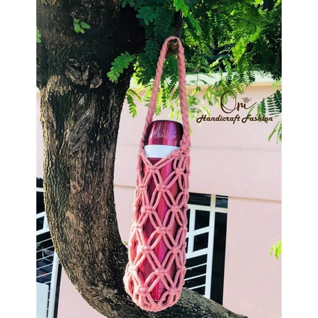 Túi Đựng Bình Giữ Nhiệt Macrame Handmade - mẫu 4