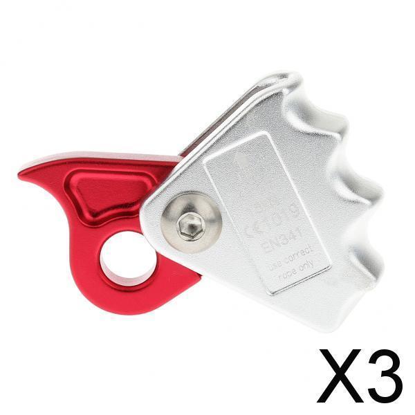 3xHeavy Duty Rock Climbing Arborist Mountaineering Rope Grab Protecta Equipmen Fit for 9-12mm Rope