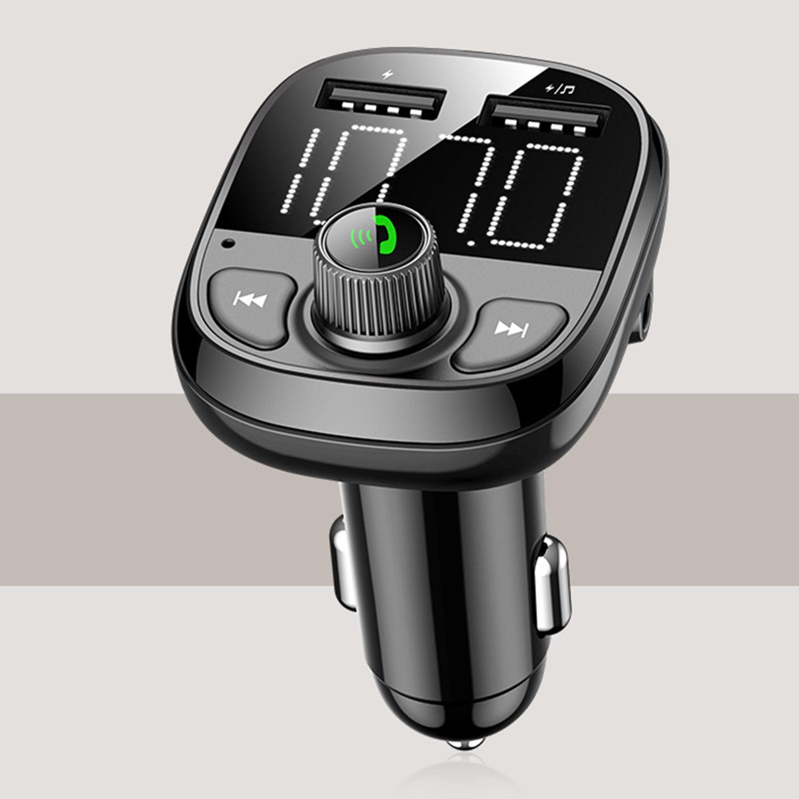Car FM Transmitter 2 USB Port Support TF Card MP3 Player