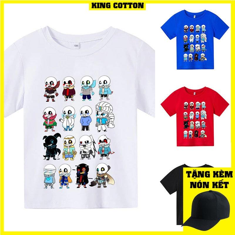 Áo thun trẻ em SAN CHIBI 2, 4 màu, có size người lớn, Anam Store
