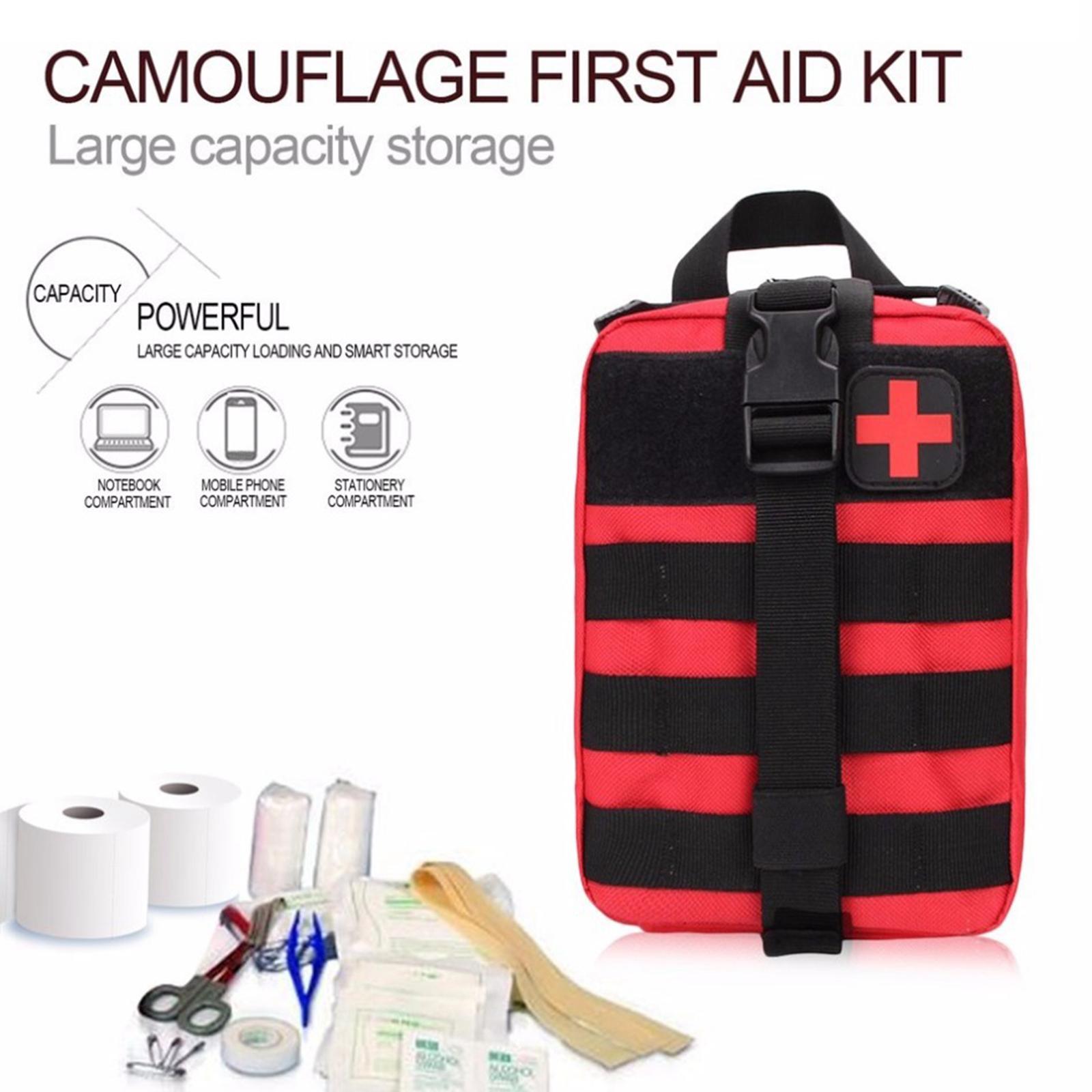 Tactical Bag First Aid Kit Outdoor Emergency Survival Pouch