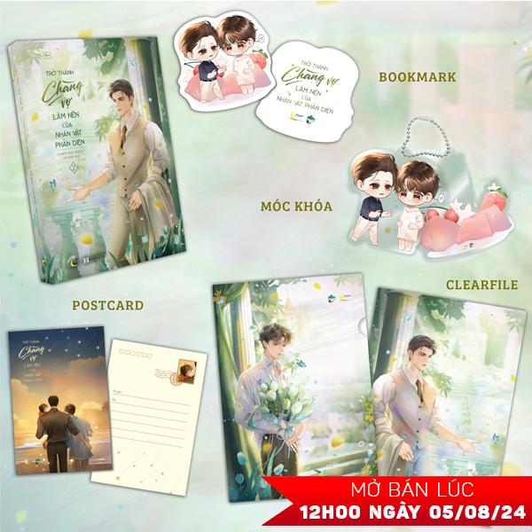 Sách - Trở Thành Chàng Vợ Làm Nền Của Nhân Vật Phản Diện - Tập 2 - Bản Đặc Biệt - Tặng Kèm Bookmark + Postcard + Clearfile + Móc Khóa Hai Mảnh