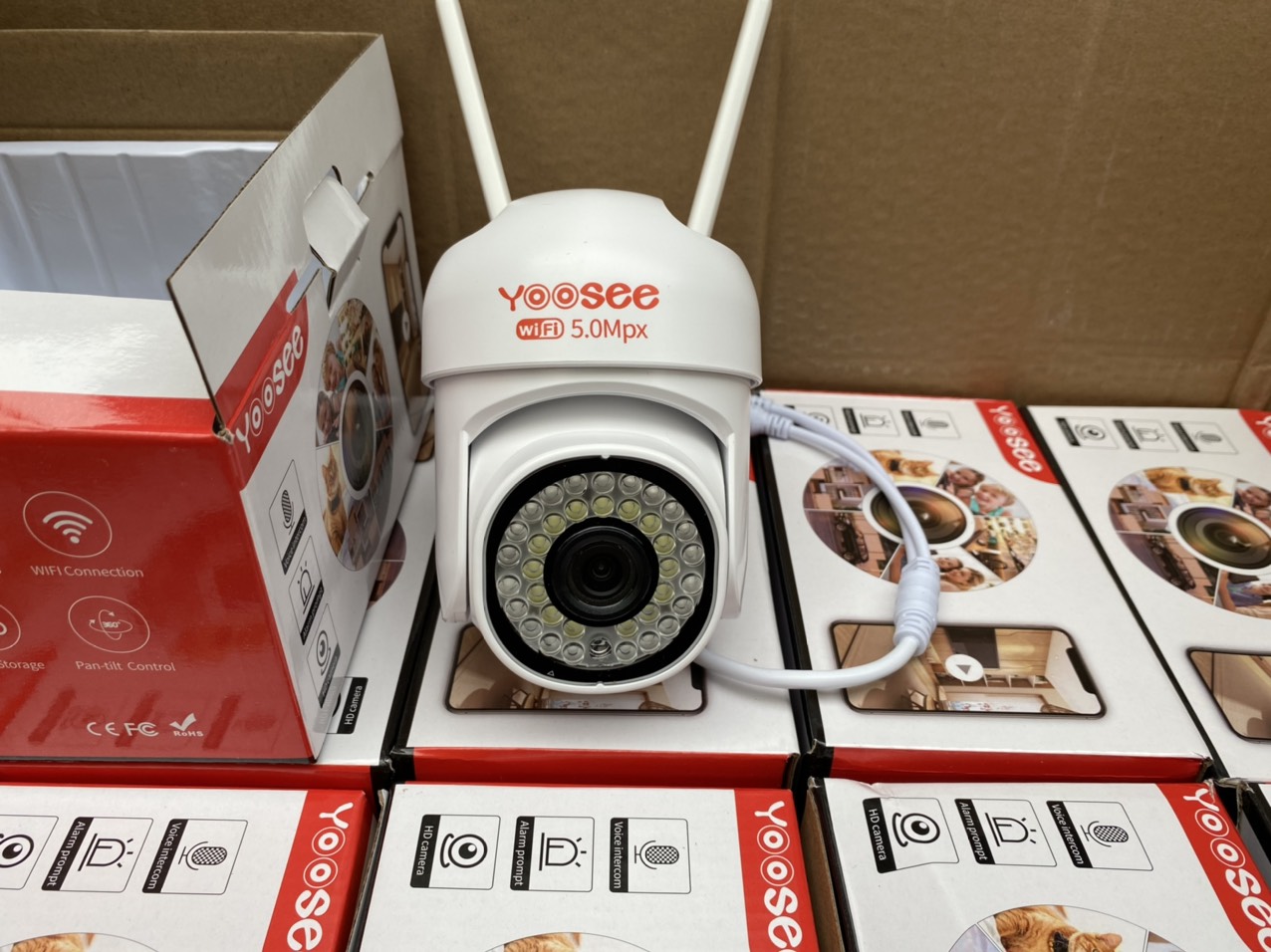 TẶNG THẺ XỊN 64GB -CAMERA YOOSEE 5.0 MPX SIÊU SẮC NÉT, XEM ĐÊM FULL MÀU, CHỐNG NƯỚC TUYỆT ĐỐI, ĐÀM THOẠI 2 CHIỀU -HÀNG NHẬP KHẨU