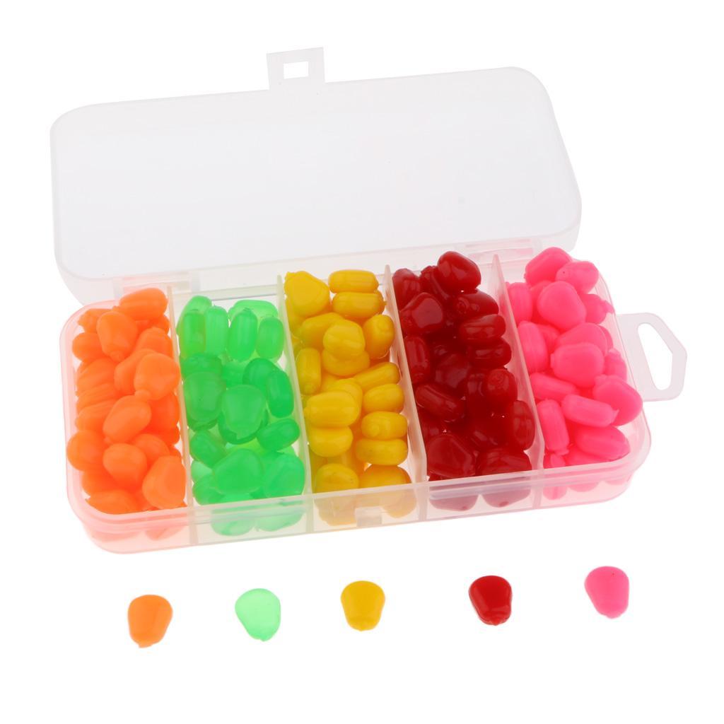 200Pcs Artificial Corn Fishing Simulation Fake Soft Baits for Trout