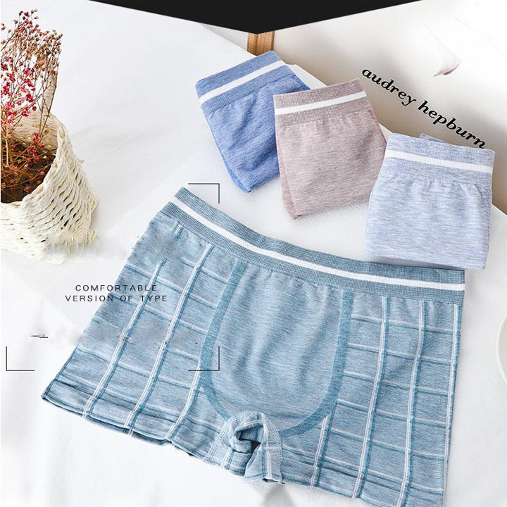 Combo 4 chiếc quần lót nam cotton co giãn thoáng khí