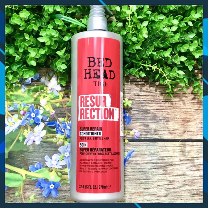 DẦU XẢ TIGI BED HEAD RESURRECTION SUPER REPAIR CONDITIONER PHỤC HỒI TÓC HƯ TỔN MÀU ĐỎ USA 970ML NEW