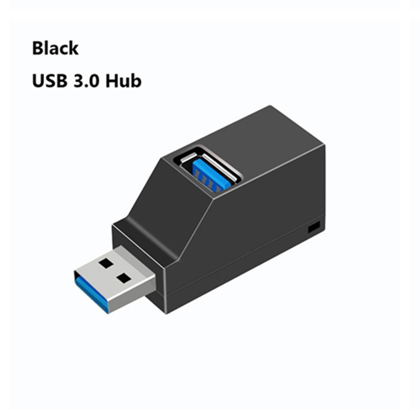 USB3.0 Splitter 3-Port USB HUB High Speed USB3.0 Separator Mini Portable USB2.0 USB3.0 Data Transmission for Notebook Laptop PC