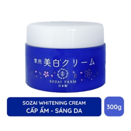 Kem dưỡng trắng da whitening cream Sozai Farm Nhật Bản 300g