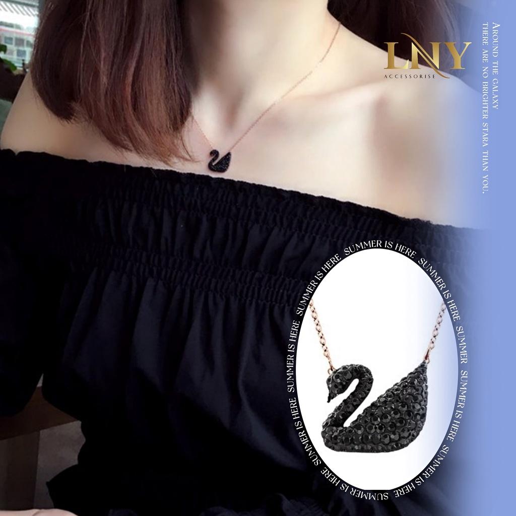 Dây chuyền nữ thiên nga đen kiểu dáng thời trang
