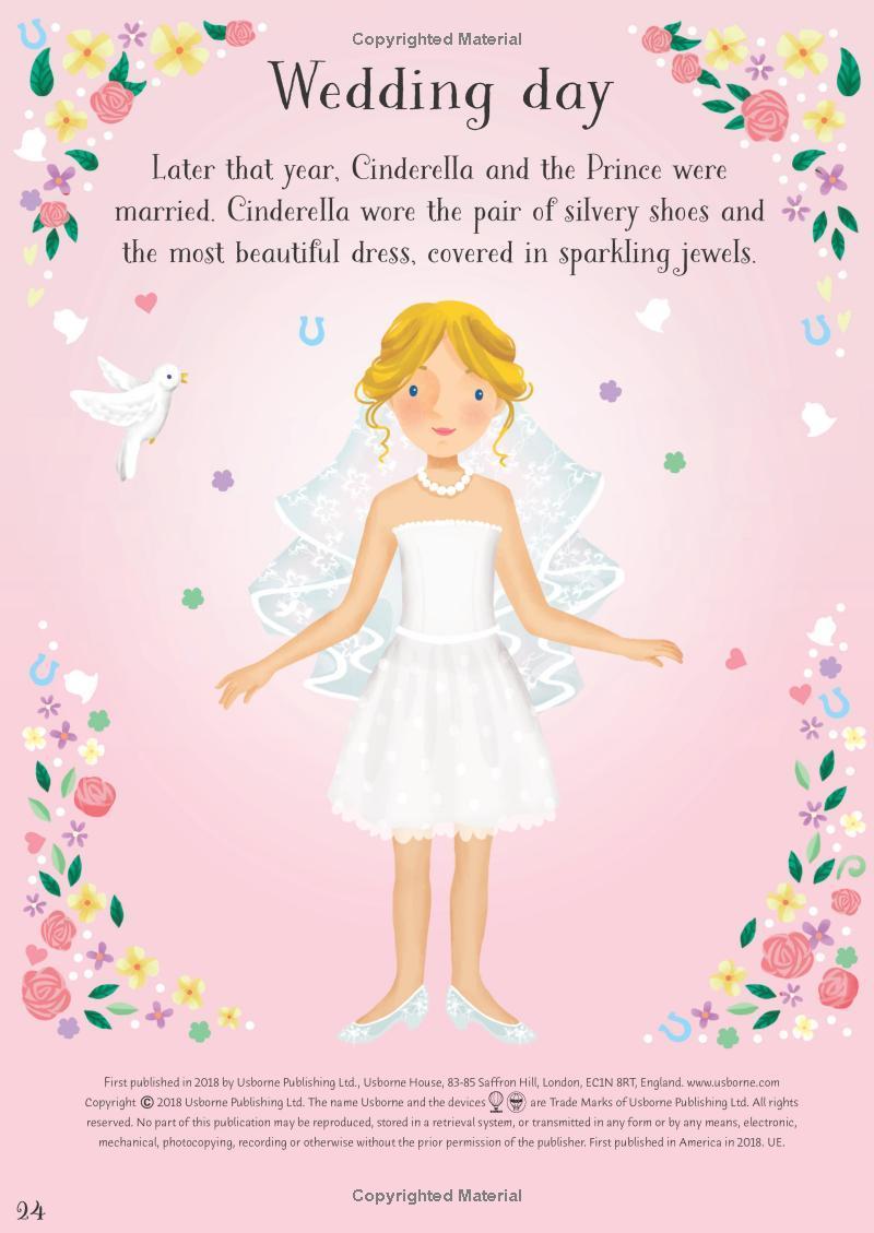 Sách ngoại văn: Little Sticker Dolly Dressing Fairytales Cinderella
