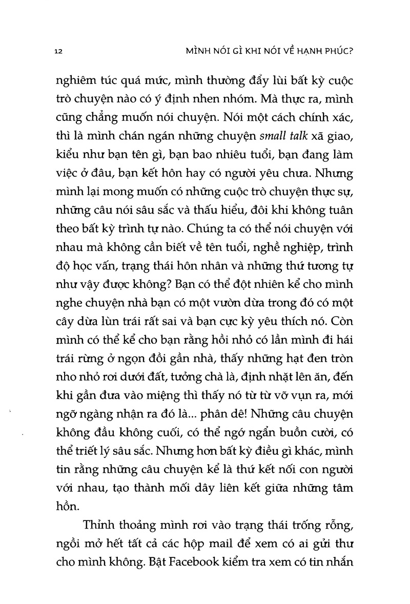 Mình Nói Gì Khi Nói Về Hạnh Phúc - Tặng Kèm Sổ Tay