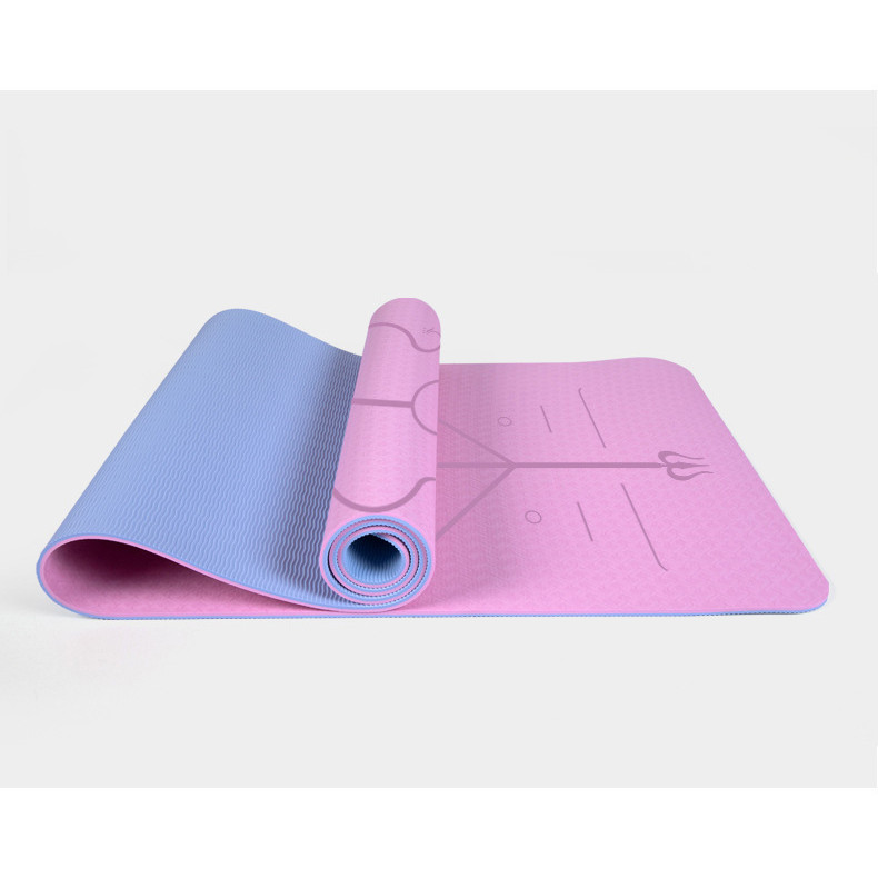 Thảm Tập Yoga Định Tuyến TPE 2 Lớp - Phân biệt Thảm TPE NBR PVC