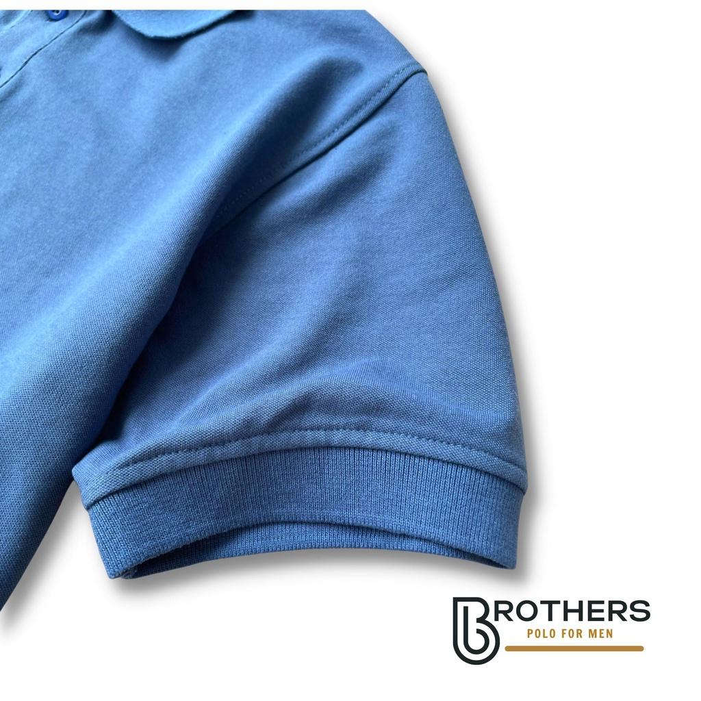 Hình ảnh Áo thun POLO nam PARA xanh cổ trụ bẻ, chuẩn form, vải cá sấu cotton cao cấp, sang trọng lịch lãm - BROTHERS