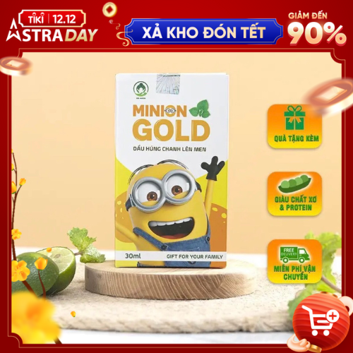 Dầu húng chanh Minion Gold 30ml